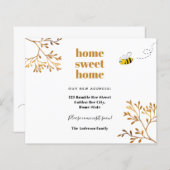 予算ホームの甘いホームモダンの動く発表 (正面/裏面)