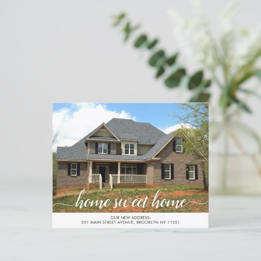 予算ホーム甘い新しいアドレス写真の移動 (スタンド正面)