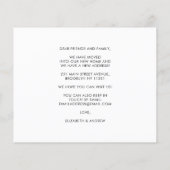 予算ホーム甘い新しいアドレス写真の移動 (裏面)