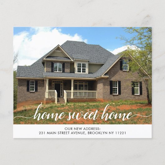 予算ホーム甘い新しいアドレス写真の移動 (正面)