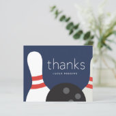 予算ボーリングキッズサンキューカード紙シート (スタンド正面)