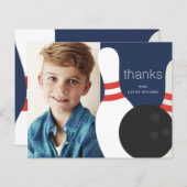 予算ボーリング子サンキューカード (正面/裏面)