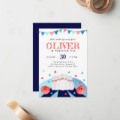 予算ボーリング誕生日パーティーいくつかのおもしろいをストライキ ノートカード (正面/裏面インサイチュ)