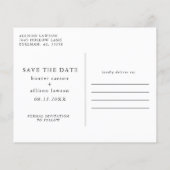 予算ポストカード |カレンダー日付の保存 チラシ (裏面)