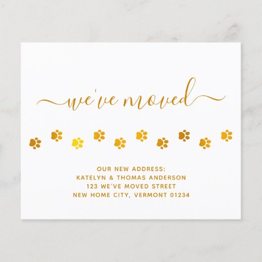 予算ポーエレガントト印刷金ゴールドの移行発表 (正面)