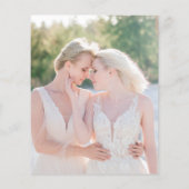 予算ミセス・ミセス・リングや輪写真レズ結婚ビア感謝していズ (裏面)