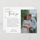 予算ミニマカスタムリスト結婚写真 ポストカード (正面/裏面)