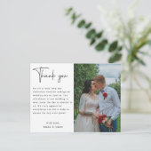 予算ミニマカスタムリスト結婚写真 ポストカード (スタンド正面)