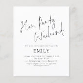 予算ミニマリストエンパーティーの旅程の週末 (正面)