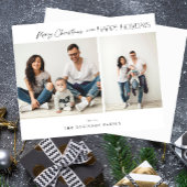 予算ミニマリスト2枚フォトメリークリスマス