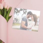 予算ミニマルなシック写真H日付を保存 チラシ