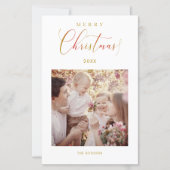 予算ミニマルなメリークリスマスフォトファミリー (正面)