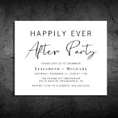 予算ミニマルの結婚パーティの招待状