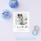 予算ミニマルモダンリスト写真日付の保存 チラシ (シングル)