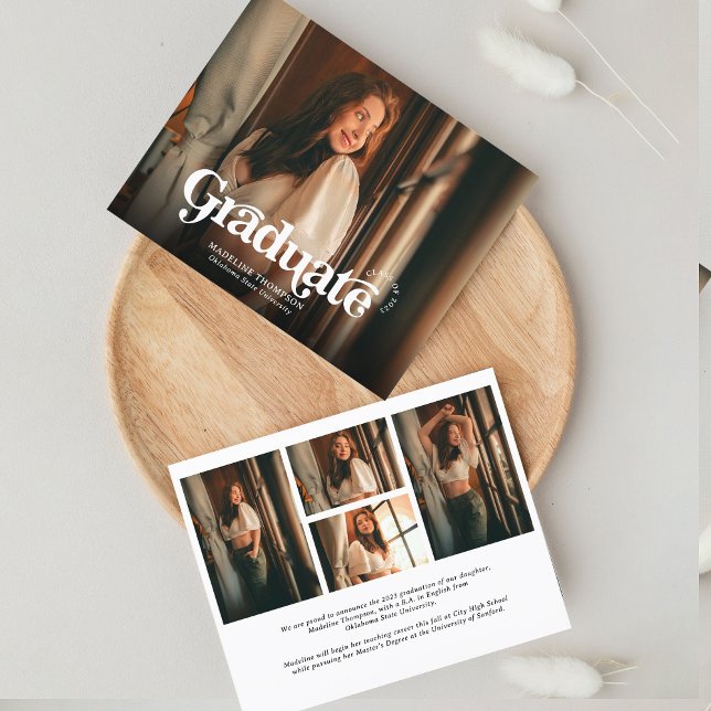 予算ミニマルヴィンテージフォトコラージュ卒業 (クリエイターアップロード済み)