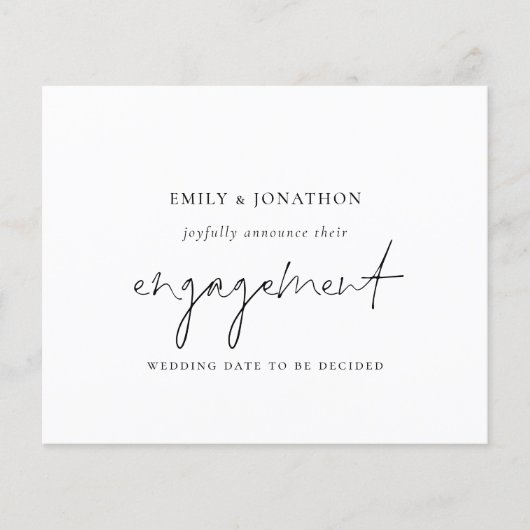 予算ミニマル写真婚約発表 (正面)