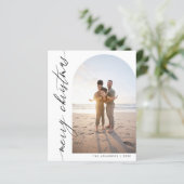 予算ミニマル書道アーチメリークリスマス (スタンド正面)