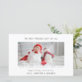 予算ミニマル生まれたばかりのリスト統計フォトクリスマス (スタンド正面)