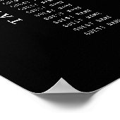 予算ミニマル結婚リストの6テーブル座席表 ポスター (角)