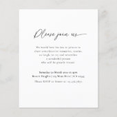 予算ミニマル記念生命お祝い チラシ (裏面)