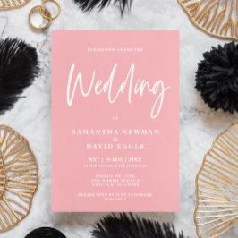 予算ミニマル赤面ピンクQRコー結婚ド