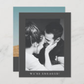 予算ミニマル2写真婚約発表 (正面/裏面)