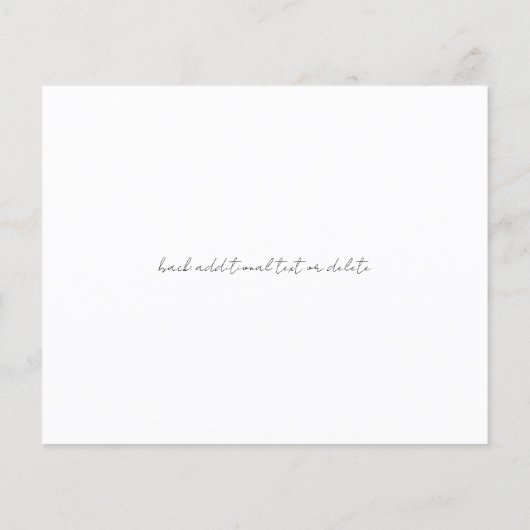 予算ミニマル2枚フォトハッピー休日 (裏面)