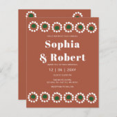 予算メキシコフィエスタボホバロウェディングアグッズ (正面/裏面)