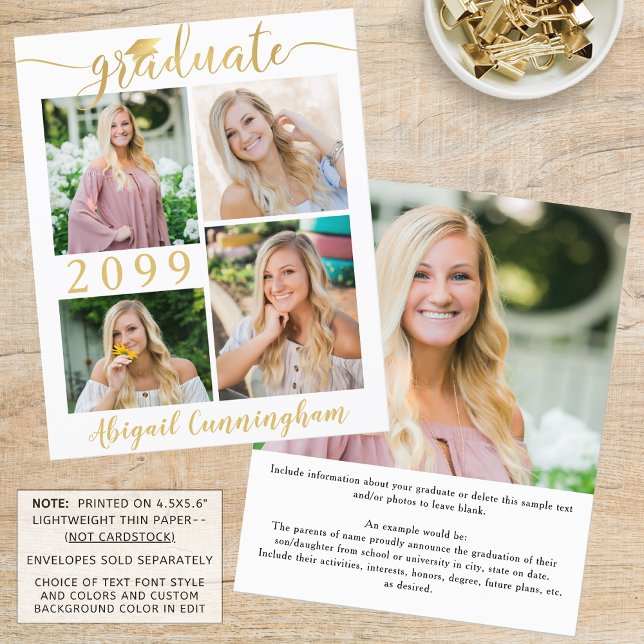 予算メタリック金ゴールド5 Photo Graduate発表 (クリエイターアップロード済み)