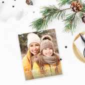 予算メリークリスマスおもしろいスクリプト写真Vertical チラシ