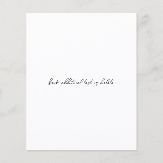 予算メリークリスマスインスタントフォトミニマリスト (裏面)