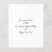 予算メリークリスマスインスタントフォトミニマリスト チラシ (裏面)