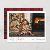 予算メリークリスマスインスタントフォト (正面/裏面)