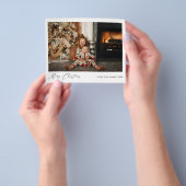 予算メリークリスマスインスタントフォト チラシ (手)