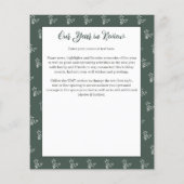 予算メリークリスマスツリー4写真年レビュー (裏面)