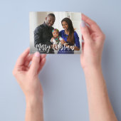 予算メリークリスマスミニマリストH写真2 チラシ (手)