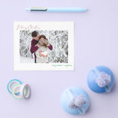 予算メリークリスマスミニマルモダンリストフォトフライ チラシ (シングル)