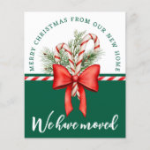 予算メリークリスマス写真の引越しのお知らせ (正面)