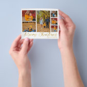 予算メリークリスマス金ゴールド6フォトバッファローチェック チラシ (手)