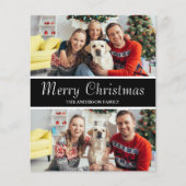 予算メリークリスマス2枚の写真 チラシ (正面)