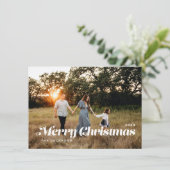 予算メリークリスマス シーズンカード (スタンド正面)