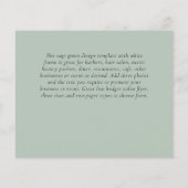 予算モダンありがとう写真コラージュ任意のイベント (裏面)