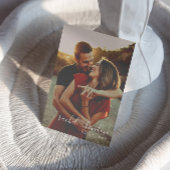 予算モダンとミニマエレガントリの写真結婚 招待状