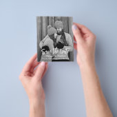 予算モダンの保存素朴日 チラシ (手)