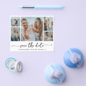 予算モダンタイポグラフィコラージュ日付の保存 チラシ (シングル)