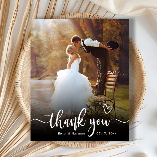 予算モダンタイポグラフィ2写真結婚の感謝