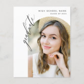 予算モダントレンディー写真卒業パーティー (正面)