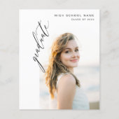 予算モダントレンディー写真卒業パーティー (正面)