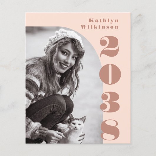 予算モダンバラピンクアーチグラッド発表 チラシ (正面)