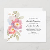 予算モダンフローラ素朴ブライダルシャワー (正面/裏面)